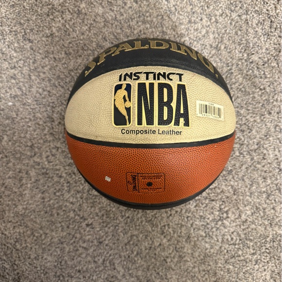 USED INSTINCT COMPOSITE LEATHER BASKETBALL 29.5” — Will Ship Deflated - Picture 2 of 4